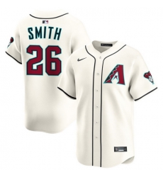 Men Arizona Diamondbacks Nike Home Limited Jersey Cream Smith Pavin 26 Men Arizona Diamondbacks Nike Home Limited Jersey Cream Smith Pavin 26