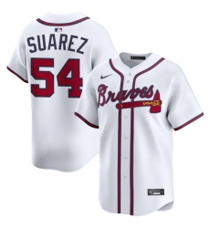 Men Atlanta Braves Nike Alternate Limited Jersey White Suarez Jose 54 Men Atlanta Braves Nike Alternate Limited Jersey White Suarez Jose 54