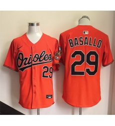 Men Baltimore Orioles  29 Samuel Basallo Orange 2026 Limited Stitched Baseball Jersey