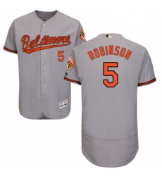 Mens Majestic Baltimore Orioles 5 Brooks Robinson Grey Road Flex Base Authentic Collection MLB Jersey Mens Majestic Baltimore Orioles 5 Brooks Robinson Grey Road Flex Base Authentic Collection MLB Jersey