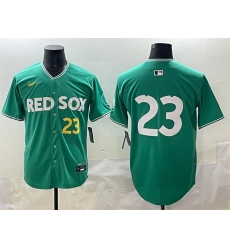 Men Boston Red Sox 23 Romy Gonzalez Green 2025 City Connect Limited Stitched Baseball Jersey Men Boston Red Sox 23 Romy Gonzalez Green 2025 City Connect Limited Stitched Baseball Jersey