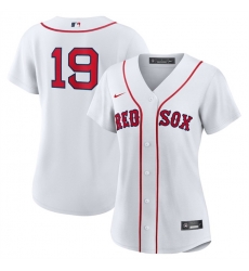 Women Boston Red Sox 19 Roman Anthony White No Name Cool Base Stitched Jersey Women Boston Red Sox 19 Roman Anthony White No Name Cool Base Stitched Jersey