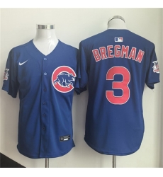 Men Chicago Cubs 3 Alex Bregman Royal 2026 Limited Stitched Baseball Jersey Men Chicago Cubs 3 Alex Bregman Royal 2026 Limited Stitched Baseball Jersey