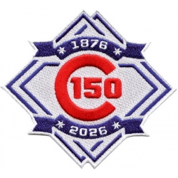 Women  Chicago Cubs 150 Anniversary Patch Biaog