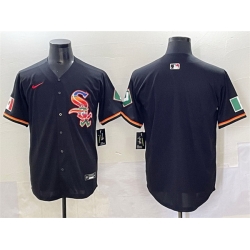 Men Chicago White Sox Blank Black Mexico Limited Stitched Jersey