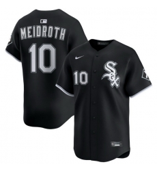 Men Chicago White Sox Nike Black Alternate Limited Jersey Meidroth Chase 10