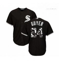 Mens Chicago White Sox 24 Brandon Guyer Authentic Black Team Logo Fashion Cool Base Baseball Jersey Mens Chicago White Sox 24 Brandon Guyer Authentic Black Team Logo Fashion Cool Base Baseball Jersey