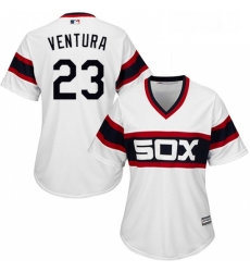 Womens Majestic Chicago White Sox 23 Robin Ventura Replica White 2013 Alternate Home Cool Base MLB Jersey Womens Majestic Chicago White Sox 23 Robin Ventura Replica White 2013 Alternate Home Cool Base MLB Jersey