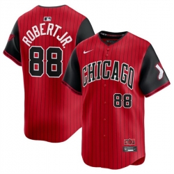 Youth Chicago White Sox 88 Luis Robert Jr  Red Black 2025 City Connect Limited Stitched Baseball Jersey