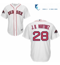 Youth Majestic Boston Red Sox 28 J D Martinez Authentic White Home Cool Base 2018 World Series Champions MLB Jerse Youth Majestic Boston Red Sox 28 J D Martinez Authentic White Home Cool Base 2018 World Series Champions MLB Jerse