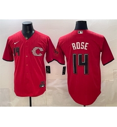 Men Cincinnati Reds  14 Pete Rose Red 2026 City Connect Stadium Stitched Baseball Jersey