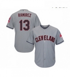 Youth Cleveland Indians 13 Hanley Ramirez Replica Grey Road Cool Base Baseball Jersey Youth Cleveland Indians 13 Hanley Ramirez Replica Grey Road Cool Base Baseball Jersey