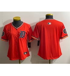Youth Detroit Tigers Blank Orange 2026 Alternate Vapor Premier Limited Stitched Baseball Jersey