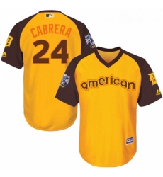Youth Majestic Detroit Tigers 24 Miguel Cabrera Authentic Yellow 2016 All Star American League BP Cool Base MLB Jersey Youth Majestic Detroit Tigers 24 Miguel Cabrera Authentic Yellow 2016 All Star American League BP Cool Base MLB Jersey