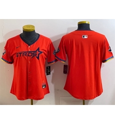 Youth Houston Astros Blank Orange 2025 City Connect With Texas Patch Limited Stitched Baseball Jersey Youth Houston Astros Blank Orange 2025 City Connect With Texas Patch Limited Stitched Baseball Jersey