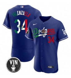 Men Los Angeles Dodgers 34 Fernando Valenzuela Royal Mexico Special Vin Scully Patch Flex Base Stitched Baseball Jersey Men Los Angeles Dodgers 34 Fernando Valenzuela Royal Mexico Special Vin Scully Patch Flex Base Stitched Baseball Jersey
