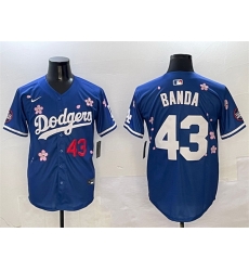 Men Los Angeles Dodgers 43 Anthony Banda Royal 2025 Tokyo Series Limited Stitched Baseball Jersey Men Los Angeles Dodgers 43 Anthony Banda Royal 2025 Tokyo Series Limited Stitched Baseball Jersey