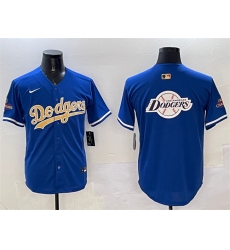 Men Los Angeles Dodgers Team Big Logo Royal 2025 Gold Collection Limited Stitched Baseball Jersey 002 Men Los Angeles Dodgers Team Big Logo Royal 2025 Gold Collection Limited Stitched Baseball Jersey 002