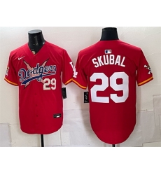 Men Los Angeles Dodgers x One Piece 29 Tarik Skubal Red Vapor Premier Limited Stitched Baseball Jersey Men Los Angeles Dodgers x One Piece 29 Tarik Skubal Red Vapor Premier Limited Stitched Baseball Jersey