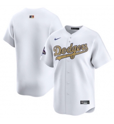 Youth Los Angeles Dodgers Blank White 2025 Gold Collection Limited Stitched Baseball Jersey Youth Los Angeles Dodgers Blank White 2025 Gold Collection Limited Stitched Baseball Jersey