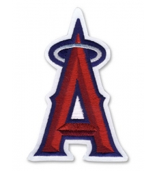 Los Angeles Angels of Anaheim Silver Halo Patch Biaog