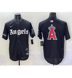 Men Los Angeles Angels Team Big Logo Black 27Gothic Halo Edition 27 Vapor Limited Stitched Baseball Jersey 1 Men Los Angeles Angels Team Big Logo Black 27Gothic Halo Edition 27 Vapor Limited Stitched Baseball Jersey 1