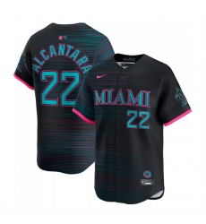 Men Miami Marlins ACTIVE PLAYER Custom Black 2025 City Connect Limited Stitched Baseball Jersey Men Miami Marlins ACTIVE PLAYER Custom Black 2025 City Connect Limited Stitched Baseball Jersey