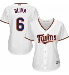 Womens Majestic Minnesota Twins 6 Tony Oliva Replica White Home Cool Base MLB Jersey Womens Majestic Minnesota Twins 6 Tony Oliva Replica White Home Cool Base MLB Jersey