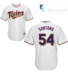 Youth Majestic Minnesota Twins 54 Ervin Santana Authentic White Home Cool Base MLB Jersey Youth Majestic Minnesota Twins 54 Ervin Santana Authentic White Home Cool Base MLB Jersey