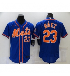 Men's Nike New York Mets #23 Keon Broxton Blue Elite Authentic Baseball Jersey Men's Nike New York Mets #23 Keon Broxton Blue Elite Authentic Baseball Jersey