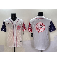 Men New York Yankees Team Big Logo White American Style Limited Stitched Baseball Jersey 001 Men New York Yankees Team Big Logo White American Style Limited Stitched Baseball Jersey 001