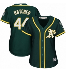 Womens Majestic Oakland Athletics 44 Chris Hatcher Replica Green Alternate 1 Cool Base MLB Jersey Womens Majestic Oakland Athletics 44 Chris Hatcher Replica Green Alternate 1 Cool Base MLB Jersey