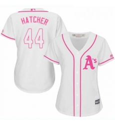 Womens Majestic Oakland Athletics 44 Chris Hatcher Replica White Fashion Cool Base MLB Jersey Womens Majestic Oakland Athletics 44 Chris Hatcher Replica White Fashion Cool Base MLB Jersey