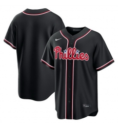 Men Philadelphia Phillies Blank Fashion Black Out Stitched Baseball Jersey Men Philadelphia Phillies Blank Fashion Black Out Stitched Baseball Jersey