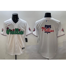 Men Philadelphia Phillies Team Big Logo White Phanatic Limited Stitched Jersey 1 Men Philadelphia Phillies Team Big Logo White Phanatic Limited Stitched Jersey 1