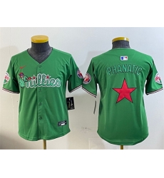 Youth Philadelphia Phillies Green Phanatic Limited Stitched Jersey Youth Philadelphia Phillies Green Phanatic Limited Stitched Jersey