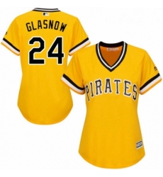 Womens Majestic Pittsburgh Pirates 24 Tyler Glasnow Authentic Gold Alternate Cool Base MLB Jersey Womens Majestic Pittsburgh Pirates 24 Tyler Glasnow Authentic Gold Alternate Cool Base MLB Jersey