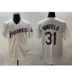 Men San Diego Padres 31 Dave Winfield White Throwback With Patch Cool Base Stitched Jersey Men San Diego Padres 31 Dave Winfield White Throwback With Patch Cool Base Stitched Jersey
