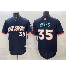 Men San Diego Padres 35 Randy Jones Obsidian 2026 City Connect Stadium Stitched Baseball Jersey Men San Diego Padres 35 Randy Jones Obsidian 2026 City Connect Stadium Stitched Baseball Jersey