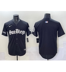 Men San Diego Padres Blank Black Gothic Edition Vapor Limited Stitched Baseball Jersey Men San Diego Padres Blank Black Gothic Edition Vapor Limited Stitched Baseball Jersey