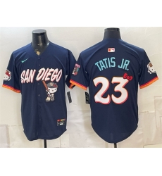 Men San Diego Padres X Hello Kitty Fernando Tatis Jr Obsidian 2026 City Connect Stadium Stitched Baseball Jersey Men San Diego Padres X Hello Kitty Fernando Tatis Jr Obsidian 2026 City Connect Stadium Stitched Baseball Jersey