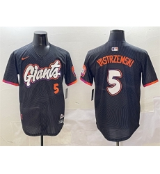 Men San Francisco Giants 5 Mike Yastrzemski Anthracite 2025 City Connect Limited Stitched Baseball Jersey Men San Francisco Giants 5 Mike Yastrzemski Anthracite 2025 City Connect Limited Stitched Baseball Jersey