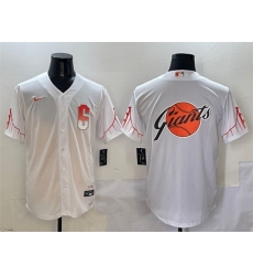 Men San Francisco Giants Team Big Logo White City Connect Cool Base Stitched Baseball Jersey Men San Francisco Giants Team Big Logo White City Connect Cool Base Stitched Baseball Jersey