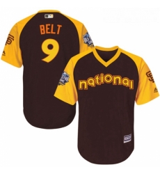 Youth Majestic San Francisco Giants 9 Brandon Belt Authentic Brown 2016 All Star National League BP Cool Base MLB Jersey Youth Majestic San Francisco Giants 9 Brandon Belt Authentic Brown 2016 All Star National League BP Cool Base MLB Jersey