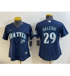 Youth Seattle Mariners 29 Cal Raleigh Navy Cool Base Stitched Baseball Jersey Youth Seattle Mariners 29 Cal Raleigh Navy Cool Base Stitched Baseball Jersey