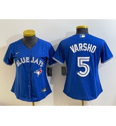 Youth Toronto Blue Jays 5 Daulton Varsho Royal Cool Base Stitched Baseball Jersey Youth Toronto Blue Jays 5 Daulton Varsho Royal Cool Base Stitched Baseball Jersey