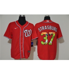 Nationals 37 Stephen Strasburg Red Nike Cool Base Player Jersey Nationals 37 Stephen Strasburg Red Nike Cool Base Player Jersey