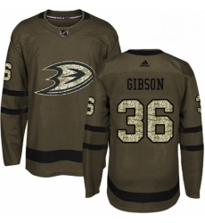 Mens Adidas Anaheim Ducks 36 John Gibson Authentic Green Salute to Service NHL Jersey Mens Adidas Anaheim Ducks 36 John Gibson Authentic Green Salute to Service NHL Jersey
