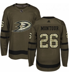 Youth Adidas Anaheim Ducks 26 Brandon Montour Premier Green Salute to Service NHL Jersey Youth Adidas Anaheim Ducks 26 Brandon Montour Premier Green Salute to Service NHL Jersey