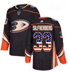 Youth Adidas Anaheim Ducks 33 Jakob Silfverberg Authentic Black USA Flag Fashion NHL Jersey Youth Adidas Anaheim Ducks 33 Jakob Silfverberg Authentic Black USA Flag Fashion NHL Jersey